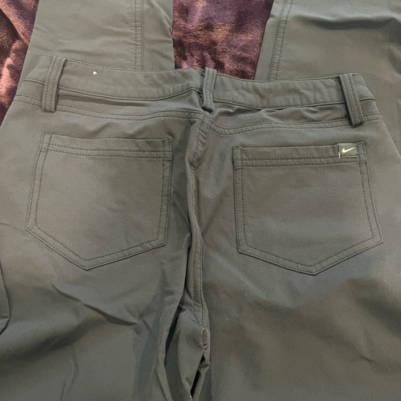 Nike golf pants full length straight stretchy size 4 black - Picture 4 of 5